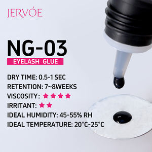 NG Custom Logo 0.5s Droogtijd Waterdicht Beste Wimperverlenging Lijm Sterke Hechting Snel Droogende Vloeibare Wimperlijm Wimper <span class=keywords><strong>Bond</strong></span> <span class=keywords><strong>Adhesive</strong></span> - Product Image 2