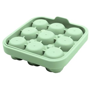 Recién llegado, molde para cubitos de hielo en forma de 9 rosas, embudo para hacer cajas de hielo de silicona, un <span class=keywords><strong>Mini</strong></span> molde para hockey sobre hielo de whisky rosa - Product Image 5