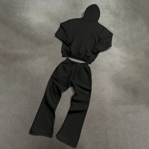 KINGSEN Vente en gros Ensemble sweat à capuche et pantalon de survêtement pour homme, personnalisé avec impression sérigraphiée, respirant, style streetwear, en molleton épais pour l'hiver - Product Image 4