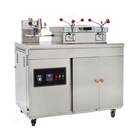 Uniforme Chauffage 30l Grande Capacité Commercial Kfc Friteuse À Pression Broaster Gaz Électrique Poulet Friteuse À Pression Pour 8-10 Pcs Canards