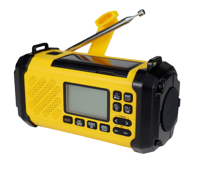 Emergency Hand Crank Radio 10000mAh Solar Powered NOAA Weather AM FM for Outdoor Camping Hiking