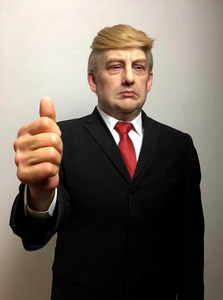 Statua in Silicone Iperrealistica a Grandezza Naturale di Celebrità Personalizzata, Qualità Museale, Figura di <span class=keywords><strong>Politico</strong></span> Famoso per Arredamento Casa - Product Image 5