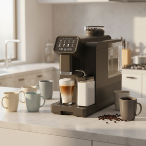 Cafetera Inteligente Totalmente Automática para el Hogar y la Oficina, Pantalla LCD Grande, Cafetera Espresso, Solo para Granos de Café, Estable y Sólida - Product Image 5