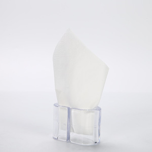 Acrylic Tissue Holder Oval Shape Food Grade Material For Restaurant Hotel Use - Product Image 1