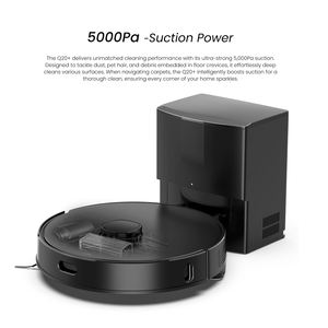 ผู้ผลิต OEM ขายส่ง AIRROBO TBE20+ หุ่นยนต์ดูดฝุ่นถูพื้น LiDAR แรงดูด 5000Pa พร้อมแท่นเก็บฝุ่นอัตโนมัติ 2in1 ควบคุมผ่านแอพและสั่งงานด้วยเสียง - Product Image 4