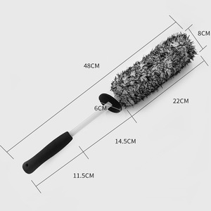 Car Wheel <b>Brush</b> Microfiber 48Cm Long Handle For Tire Cleaning And Household Use - Product Image 1