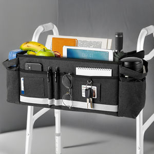 Silla de ruedas portátil ligera personalizada al por mayor de alta calidad con reposabrazos fijo, reposapiernas abatible hacia arriba - Product Image 2