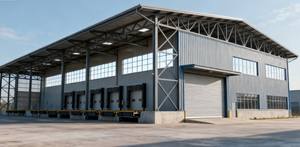 Tienda de aluminio prefabricada de metal de almacén temporal industrial para Taller de acero resistente <span class=keywords><strong>grande</strong></span> de 30x40m - Product Image 5