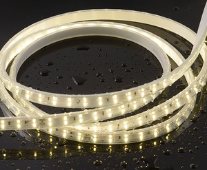 <span class=keywords><strong>Tira</strong></span> de <span class=keywords><strong>LED</strong></span> de Doble Fila AC 230V, 120 LEDs/m, IP67 Impermeable, Banda <span class=keywords><strong>LED</strong></span> <span class=keywords><strong>220V</strong></span> para Exteriores, Alto Brillo, Rollo de 100m - Product Image 2
