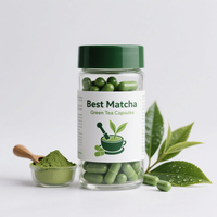 Pasokan Pabrik Bubuk Ekstrak Teh Hijau Matcha Kapsul Teh Hijau Matcha Kelas Makanan