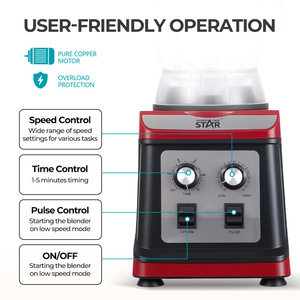 Mixeur multifonction haute puissance Winning Star 5L pour usage domestique transfrontalier, idéal pour les jus, le lait de soja, les smoothies et la glace pilée - Product Image 4