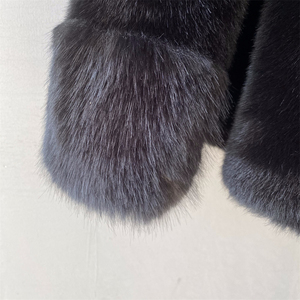 <span class=keywords><strong>Cappotto</strong></span> <span class=keywords><strong>Lungo</strong></span> <span class=keywords><strong>in</strong></span> Ecopelliccia per Donna, Vendita all'Ingrosso, Personalizzabile, Spesso, Manica Lunga, Inverno 2025 - Product Image 6