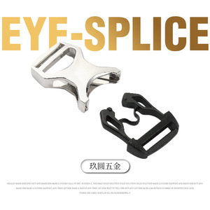 Hebilla de cierre automático Jiuyuan de aleación de zinc plateada para cinturón, bolsa, equipaje, correa para mascotas - Product Image 3