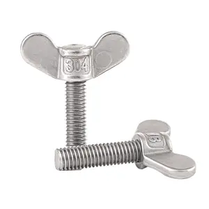 Hot Sale DIN316 Stainless Steel Thumb Hand Butterfly Folding Wing Screw