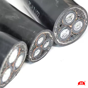 Câble d'alimentation <span class=keywords><strong>HTA</strong></span> Alu Souterrain en cuivre pur et aluminium XLPE 24KV 3*1*240mm NFC Moyenne tension Blindage en acier - Product Image 5
