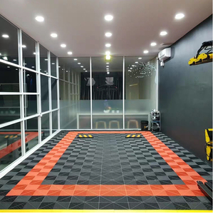 <span class=keywords><strong>Dalle</strong></span> de <span class=keywords><strong>sol</strong></span> pour <span class=keywords><strong>garage</strong></span> atelier de lavage de voiture PLASTIQUE Verrouillage des carreaux de <span class=keywords><strong>sol</strong></span> pont 40*40*1.8cm Antidérapant pour atelier de détail de voiture - Product Image 4