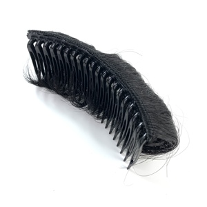 Extensiones de Cabello Humano con Peine, Almohadilla Interna <span class=keywords><strong>Invisible</strong></span> para Dar Volumen, Almohadilla para Cabello Esponjoso, Peine para Cabello Postizo - Product Image 6