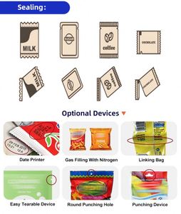 Pochette et sac de remplissage automatique pour moto, appareil d'emballage, de pesage et de remplissage automatique, meilleure Machine <span class=keywords><strong>Olx</strong></span> - Product Image 5
