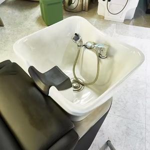 Fauteuil de lavage de cheveux en céramique inclinable, <span class=keywords><strong>vintage</strong></span>, portable, prix des meubles de salon d'<span class=keywords><strong>occasion</strong></span>, bac, chaise de shampooing pour enfants - Product Image 6