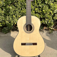 Guitare classique espagnole vintage Aiersi, 39 pouces, entièrement en bois massif, son de qualité supérieure, prix d'usine, instrument à cordes