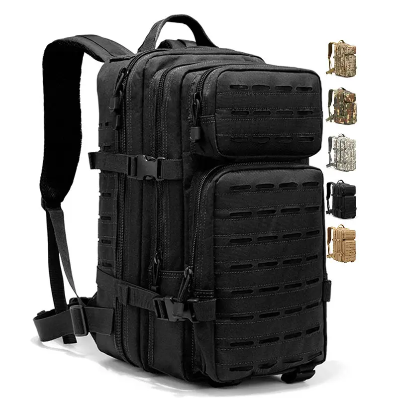 Grote Capaciteit Waterdichte Outdoor Gym Camouflage Workout Training Bagpack Reizen Wandelen Molle Bags Tactische Rugzak