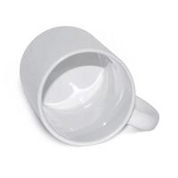 Sixfar, vente en gros de tasses à sublimation de haute qualité avec logo personnalisé, 11 oz, blanches, vierges, pour thé et café, en céramique, logo personnalisé