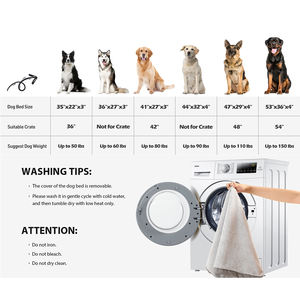 Оптовая продажа, роскошная дешевая ортопедическая кровать для собак - Product Image 5