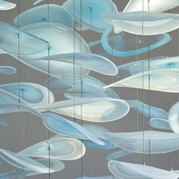 Lustre moderne personnalisé Senfey pour hôtel, luminaire suspendu artistique, finition dorée E12, LED pour hall d'entrée, restaurant, hôtellerie