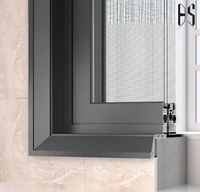 Moldura Decorativa de Aleación de Aluminio Personalizada, Apta para Ventanas Exteriores, Estilo Chino, Recubierta con Polvo, Resistente al Agua y a los Rayos Solares