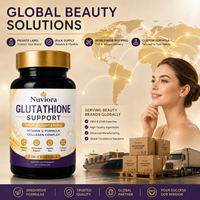 Capsules de collagène au glutathion OEM, 60 unités, pour éclaircir la peau et lutter contre le vieillissement, avec vitamine C, pour une peau éclatante et ferme, pour adultes