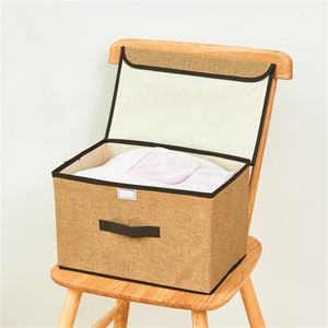 Vente chaude Guangdong Boîte de rangement pliable Organisateur coloré <span class=keywords><strong>Coffre</strong></span> à jouets avec poignée Capacité de 35L pour le stockage des aliments et des sacs - Product Image 2