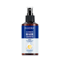 Spray de croissance capillaire à base de plantes en gros avec biotine, caféine, bulbe d'oignon, traitement anti-chute de cheveux pour des cheveux plus épais et des soins du cuir chevelu