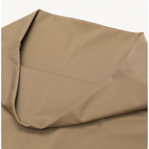 Pantalones cortos de nailon con 2 bolsillos laterales para mujer, de cintura alta, para entrenamiento, Yoga, ciclista, reciclaje - Product Image 6