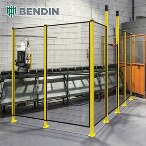 Clôture de sécurité robotisée à longue durée de vie en acier galvanisé pour ligne de production, installation facile, protection périmétrique, norme ISO, faible coût - Product Image 1