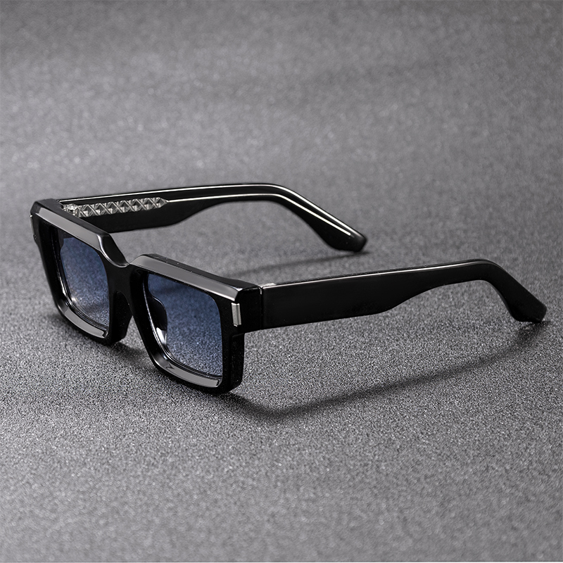 Retro Square Sunglasses UV400 Protection Cellulose Propionate Frames CATERSIDE Retro Square Styling Sunglasses Minimalist  main image 4