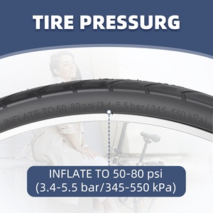 <span class=keywords><strong>Pneu</strong></span> pneumatique pliable ZUKKA 20''x1-3/8'' pour vélos pliants BMX pour enfants - Bande de roulement lisse durable, caoutchouc de haute qualité - Product Image 3