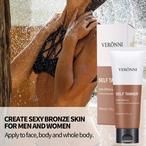 Loción Autobronceadora de 60 ml, Crema Autobronceadora para Rostro y Cuerpo, Bronceador, <span class=keywords><strong>Protector</strong></span> <span class=keywords><strong>Solar</strong></span> - Product Image 5