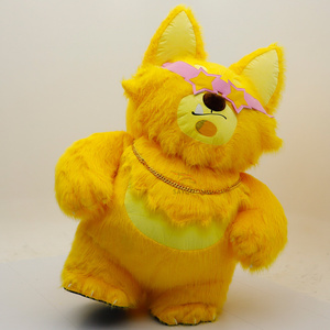 Costume de mascotte gonflable <span class=keywords><strong>géant</strong></span> en fourrure de loup pour événements d'exposition et cosplay d'anime, 2,2 m, pour adulte, vêtement gonflable grand loup - Product Image 3