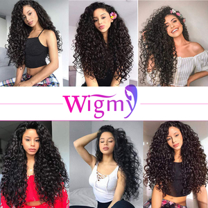 Perruques brésiliennes en cheveux vierges prêtes à être expédiées, bouclées afro crépues, pré-épilées, densité 180%, avec dentelle frontale complète 13x4, pour femmes noires - Product Image 2