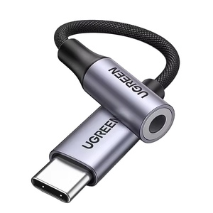 Adaptador de Audio UGREEN USB C a 3.5mm, Tipo C a Conector Auxiliar para Auriculares, Dongle DAC HiFi de 24bit/96kHz, Cable para <span class=keywords><strong>iPhone</strong></span> 15 <span class=keywords><strong>Pro</strong></span> <span class=keywords><strong>Max</strong></span> - Product Image 1