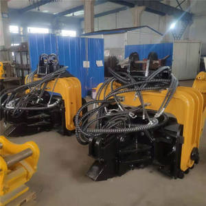 Высококачественный и низкая цена гусеничный экскаватор сваи бесшумный сваебный экскаватор экологический Вибрационный сваебочный - Product Image 2