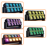 Igreslite 350W Beam Wash Strobe 3 en 1, Luz Móvil con Cabezal Móvil, 10x25W RGBW Beam + 160x0.3W RGBYA Wash + 96x1W LEDs Strobe para DJ y Club