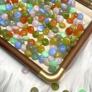 Perles Acryliques Bicolores Effet Fumé 15*8mm pour DIY, Accessoires Vestimentaires, Bracelets, Chaînes de Sac, Téléphones Portables et Vêtements - Product Image 3