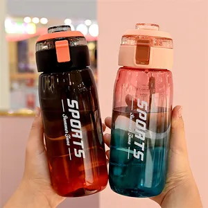 16oz 500ml Kids Baby Water Bottles Direct Drinking Portable Plastic Water Bottle Small Mouth