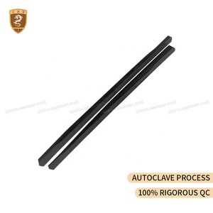 Kit de carrosserie en fibre de carbone de style IP pour <span class=keywords><strong>Audi</strong></span> RS4 Avant B9 B10 2020-2023 jupes latérales à lèvre avant diffuseur arrière pare-chocs Canards aile de toit - Product Image 5