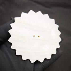 Tùy Chỉnh 3Inch Thêm Lớn Óng Ánh Mẹ Vỏ Ngọc Trai Vòng Sao Trái Tim Hoa Hình Dạng Nút Áo Cho DIY Craft - Product Image 5