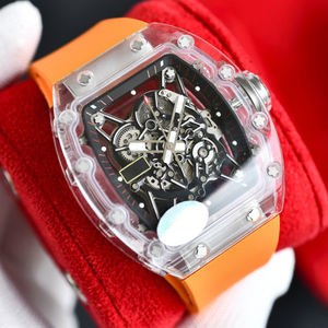 Montre mécanique vintage RM 47 avec boîtier transparent, cristal saphir, tourbillon, édition limitée, montre pour homme - Product Image 4