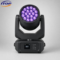 Projecteur LED DMX512 15W à tête mobile Spot Beam Wash pour spectacle en direct, tournée, événement