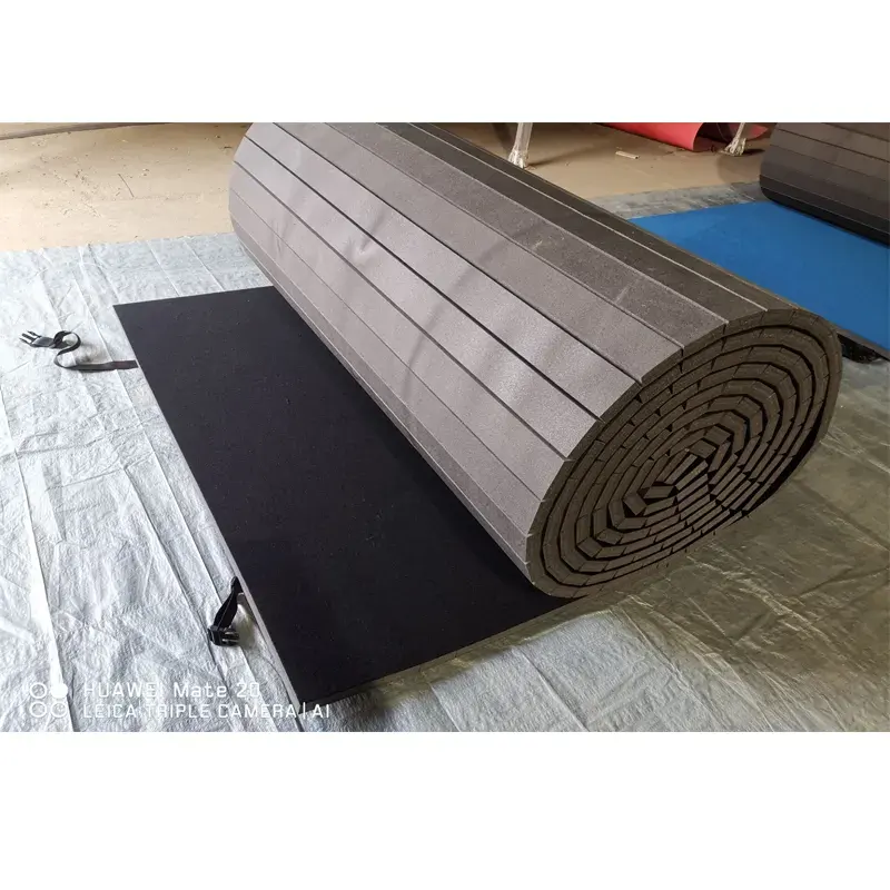 Schlussverkauf Teppich-Roll-Out-Matte Cheerleading-Tummelmatte für Gymnastik-Boden-Training
