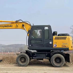 Miniexcavadora usada de alta calidad Hyundai 2. 0 2. 1 R150W R130W con motor Isuzu y bomba de motor a precio barato - Product Image 1